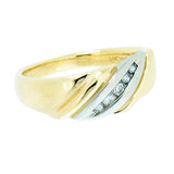 14K Two Tone Gold 0.64 CTW Men's 7 Diamond Ring