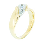 14K Two Tone Gold 0.64 CTW Men's 7 Diamond Ring