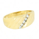 14K Gold 0.40 CTW Ladies 5 Diamond Fashion ring