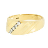 14K Gold 0.40 CTW Ladies 5 Diamond Fashion ring
