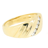 14K Gold 0.40 CTW Ladies 5 Diamond Fashion ring