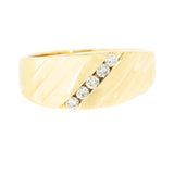 14K Gold 0.40 CTW Ladies 5 Diamond Fashion ring