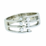 14K Gold Ladies 1/5 Carat or 0.20 Carat Total Weight Diamond Ring