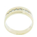 14K Yellow Gold 0.24 ctw, 8 Diamond  Band