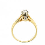 14K Yellow Gold 0.35 Diamond Bridal Wedding Set