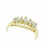 14K Gold Diamond Anniversary Band