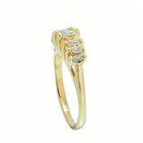 14K Gold Diamond Anniversary Band