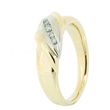 10K Gold 0.15 CTW 5 Diamond  Band