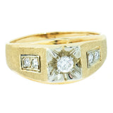 14K Yellow Gold 0.40 ctw Men's Diamond Ring