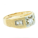 14K Yellow Gold 0.40 ctw Men's Diamond Ring