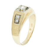 14K Yellow Gold 0.40 ctw Men's Diamond Ring