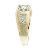 14K Yellow Gold 0.40 ctw Men's Diamond Ring