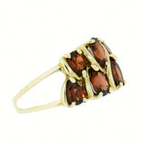 10K Gold Ladies Garnet Cocktail Ring