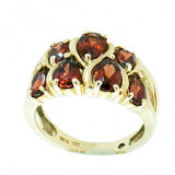 10K Gold Ladies Garnet Cocktail Ring