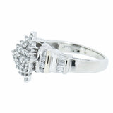 10K Gold 1.19 CTW Ladies Diamond Cluster Ring