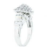 10K Gold 1.19 CTW Ladies Diamond Cluster Ring