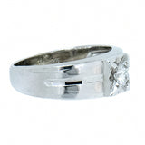 14K White Gold 0.32 ctw Men's Diamond Ring