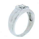 14K White Gold 0.32 ctw Men's Diamond Ring