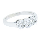 14K White Gold 0.72 ctw Ladies Diamond Ring