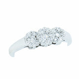 14K White Gold 0.72 ctw Ladies Diamond Ring