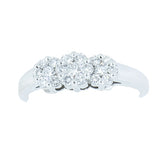 14K White Gold 0.72 ctw Ladies Diamond Ring
