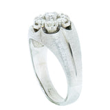 10K White Gold 0.75 CTW Men's 5 Diamond Ring