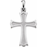 14K Cross Pendant 27x16 mm
