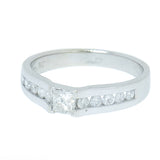 18K White Gold 0.50 ctw Diamond Engagement Ring
