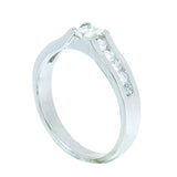 18K White Gold 0.50 ctw Diamond Engagement Ring
