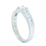 18K White Gold 0.50 ctw Diamond Engagement Ring