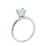 14K Gold 0.78 Carat Princess Diamond Engagement Ring