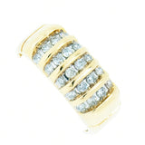 14K Gold .45 CTW Uni-Sex Diamond Cluster Ring