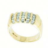 14K Gold .45 CTW Uni-Sex Diamond Cluster Ring