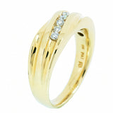 14K Yellow Gold 5 Diamond 0.30 CTW Ring