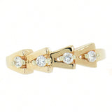 14K Gold Ladies  0.24 CTW 4 Diamond  Ring