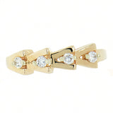 14K Gold Ladies  0.24 CTW 4 Diamond  Ring