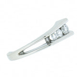 14K White Gold Ladies 1/3 ctw 3 Diamond Ring