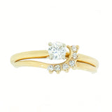 14K Gold 0.35 CTW Diamond Bridal Wedding Set