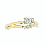 14K Gold 0.35 CTW Diamond Bridal Wedding Set
