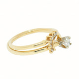 14K Gold 0.35 CTW Diamond Bridal Wedding Set