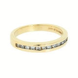 14K Gold Ladies 0.24 CTW 12 Diamond Band
