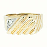 10K Gold 0.05 CTW Men's Diamond Ring