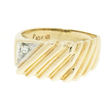 10K Gold 0.05 CTW Men's Diamond Ring