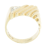 10K Gold 0.05 CTW Men's Diamond Ring