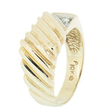 10K Gold 0.05 CTW Men's Diamond Ring