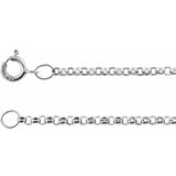 14K or Sterling Silver Rolo Chain 1.5mm