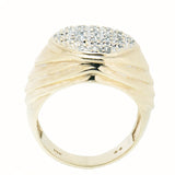 10K Gold 0.69 CTW Diamond Cluster Ring
