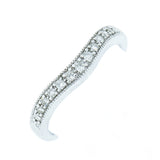 14K White Gold Ladies 0.20 CTW 13 Diamond Band