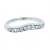 14K White Gold Ladies 0.20 CTW 13 Diamond Band