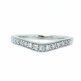 14K White Gold Ladies 0.20 CTW 13 Diamond Band